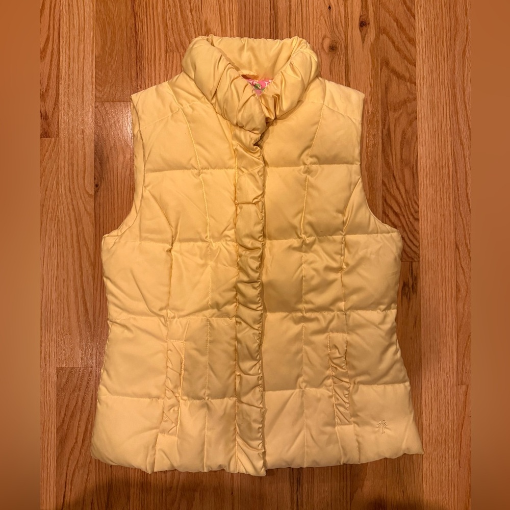 Yellow Puffer Vest